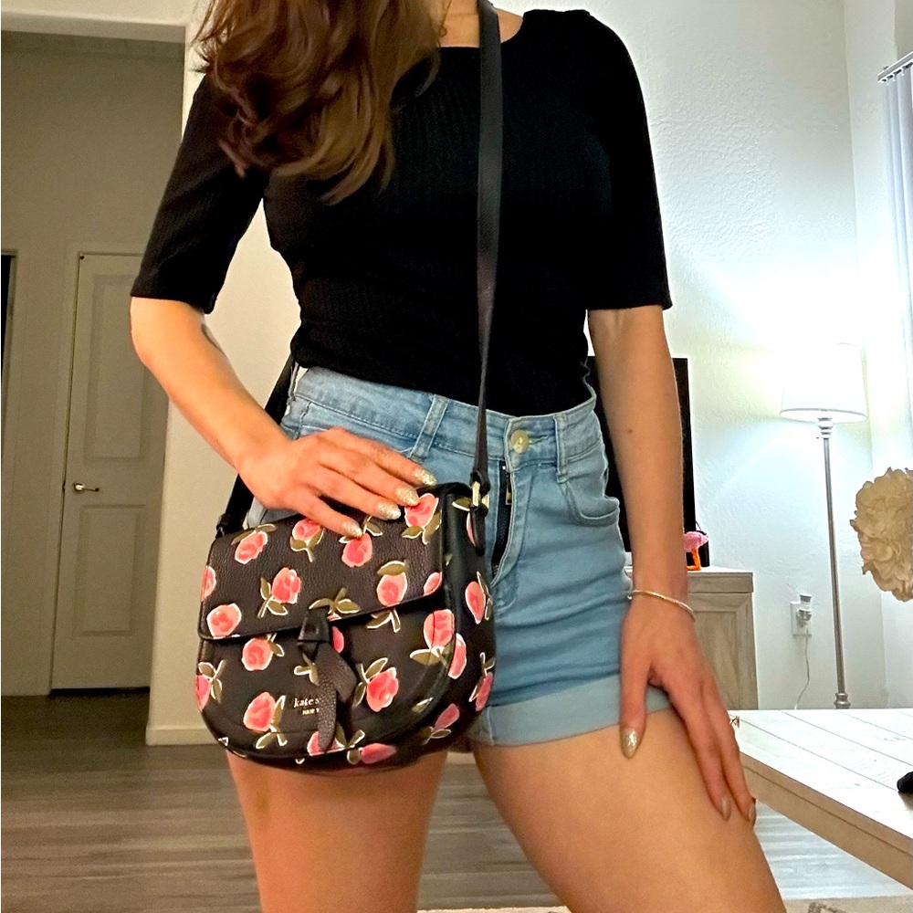 Kate Spade Knott Ditsy Rose Crossbody